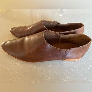 St.Agni leather slip in’s, sz 40